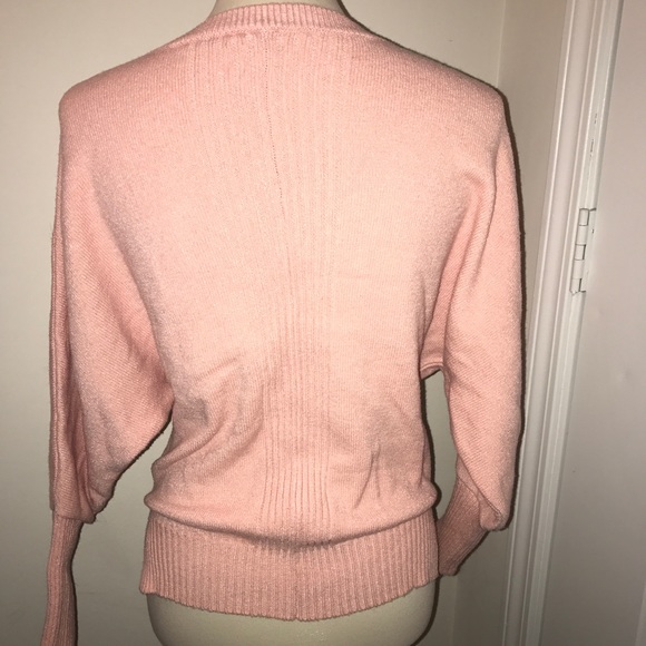 🍍🍍NWOT High Low V-Neck Sweater Pink sz S🍍🍍 - Picture 5 of 6